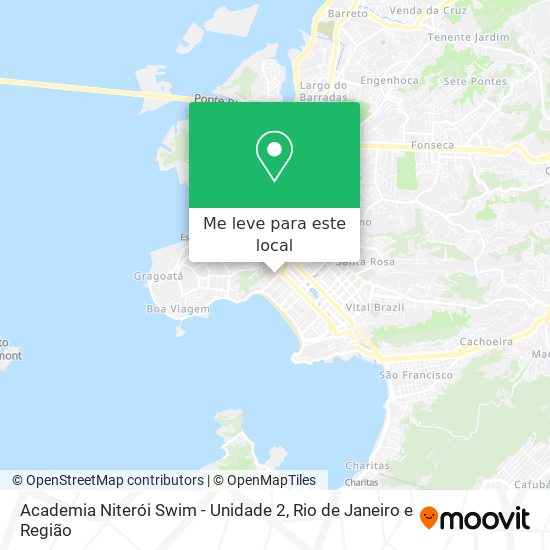 Academia Niterói Swim - Unidade 2 mapa