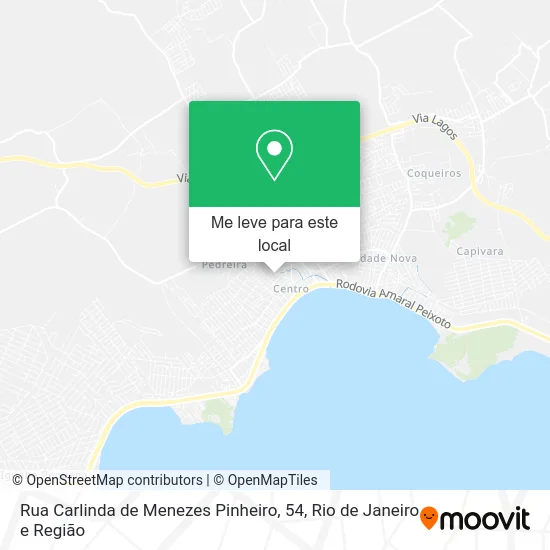 Rua Carlinda de Menezes Pinheiro, 54 mapa