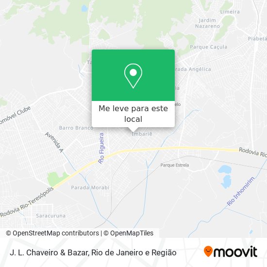 J. L. Chaveiro & Bazar mapa