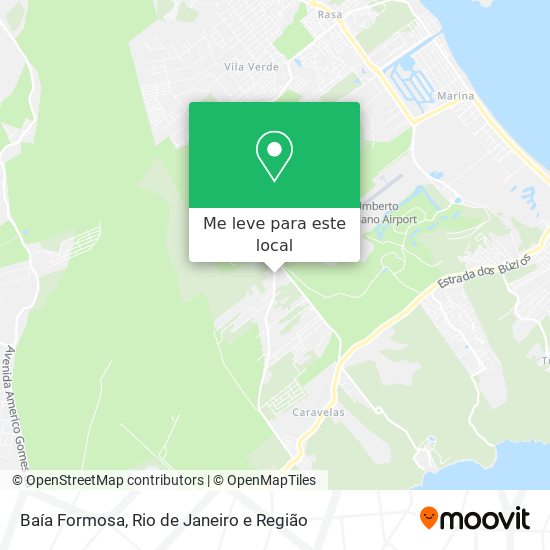 Baía Formosa mapa