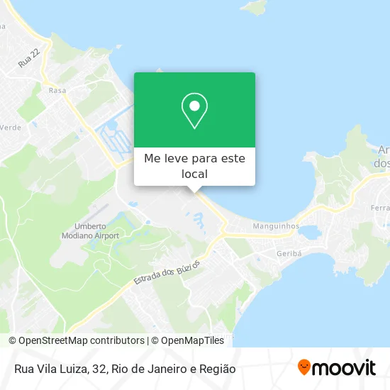 Rua Vila Luiza, 32 mapa