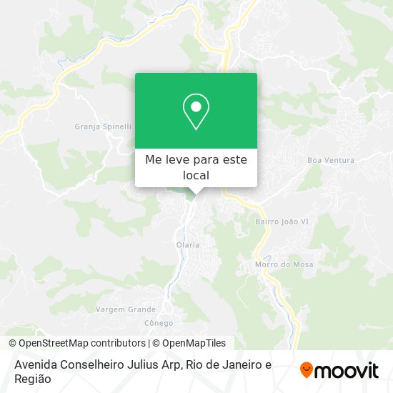 Avenida Conselheiro Julius Arp mapa