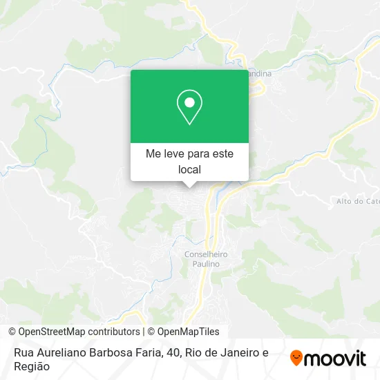 Rua Aureliano Barbosa Faria, 40 mapa