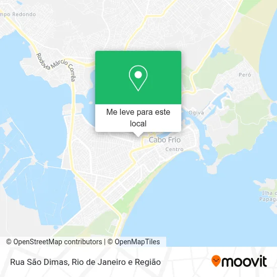 Rua São Dimas mapa