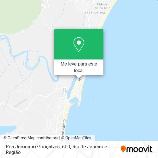 Rua Jeronimo Gonçalves, 600 mapa