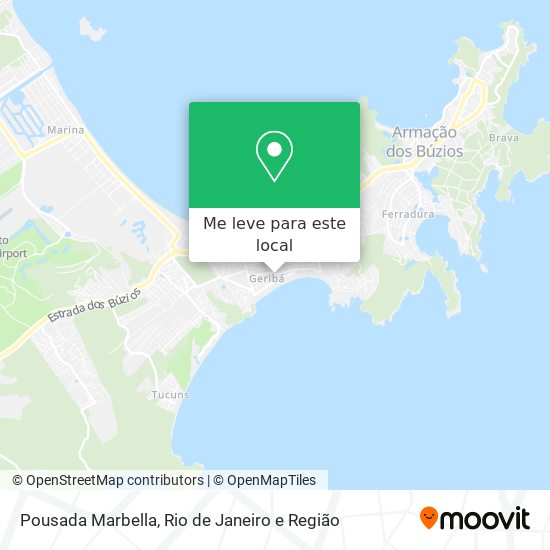 Pousada Marbella mapa