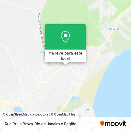 Rua Praia Brava mapa