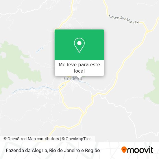 Fazenda da Alegria mapa