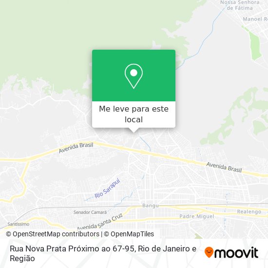 Rua Nova Prata Próximo ao 67-95 mapa
