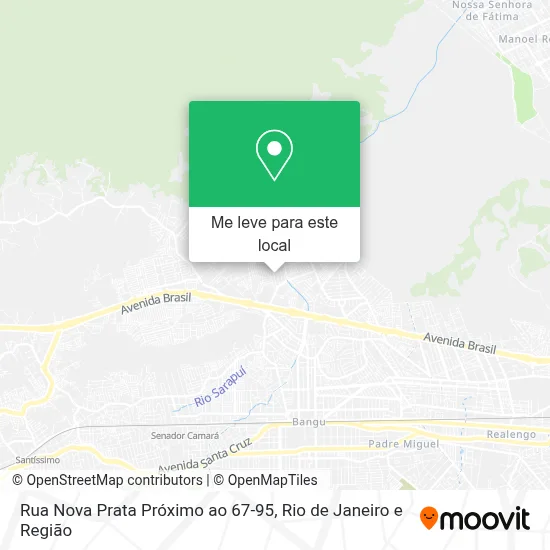 Rua Nova Prata Próximo ao 67-95 mapa