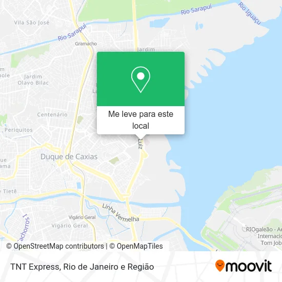 TNT Express mapa