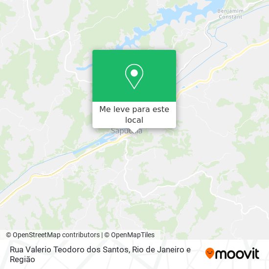 Rua Valerio Teodoro dos Santos mapa