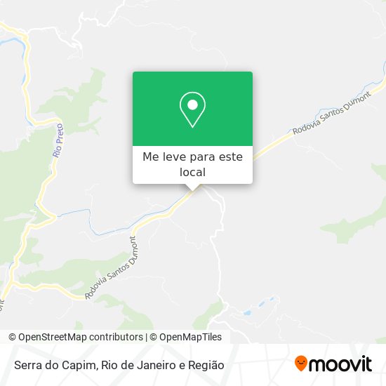 Serra do Capim mapa