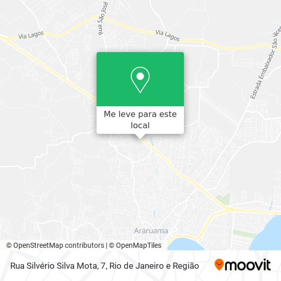 Rua Silvério Silva Mota, 7 mapa