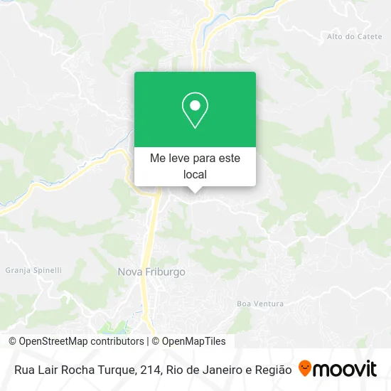 Rua Lair Rocha Turque, 214 mapa