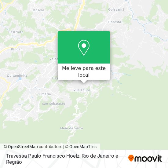 Travessa Paulo Francisco Hoelz mapa