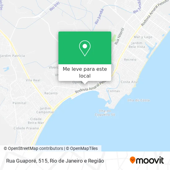Rua Guaporé, 515 mapa