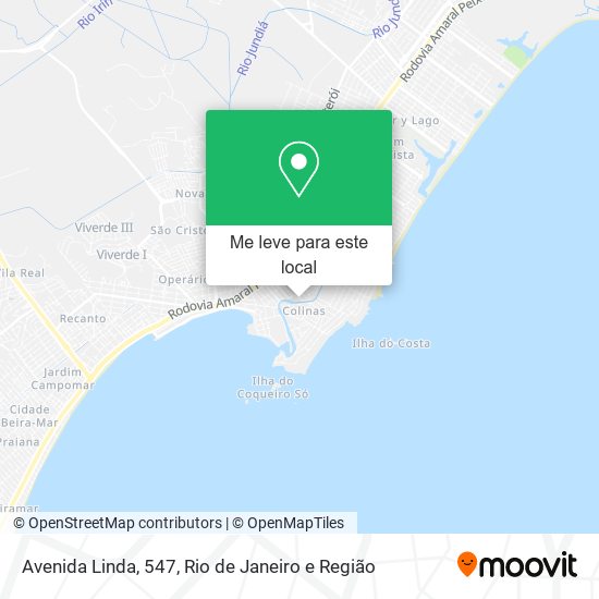 Avenida Linda, 547 mapa