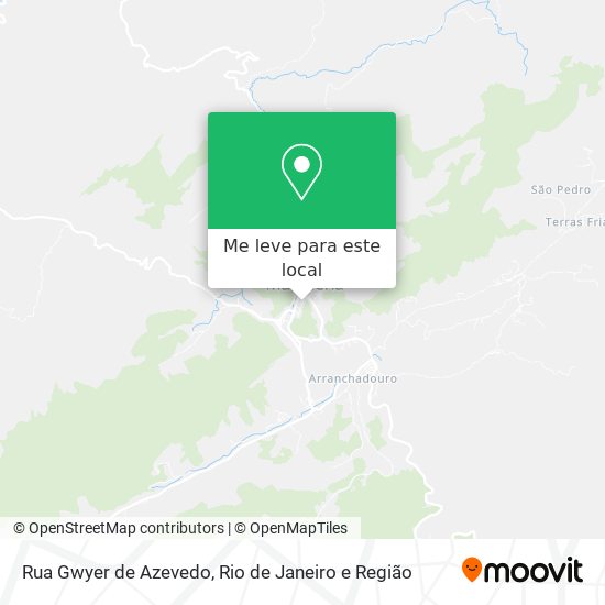 Rua Gwyer de Azevedo mapa