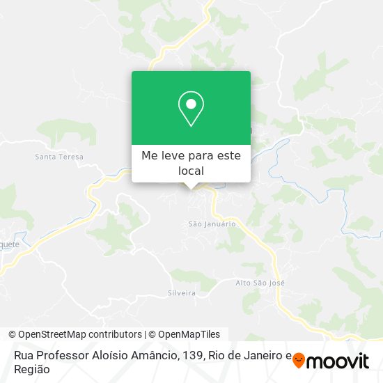 Rua Professor Aloísio Amâncio, 139 mapa