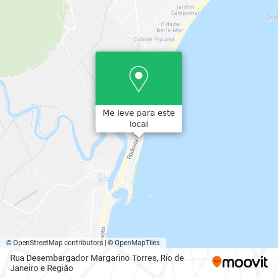 Rua Desembargador Margarino Torres mapa
