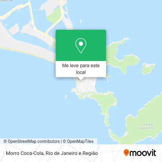 Morro Coca-Cola mapa