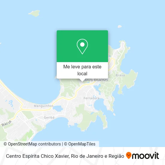 Centro Espírita Chico Xavier mapa