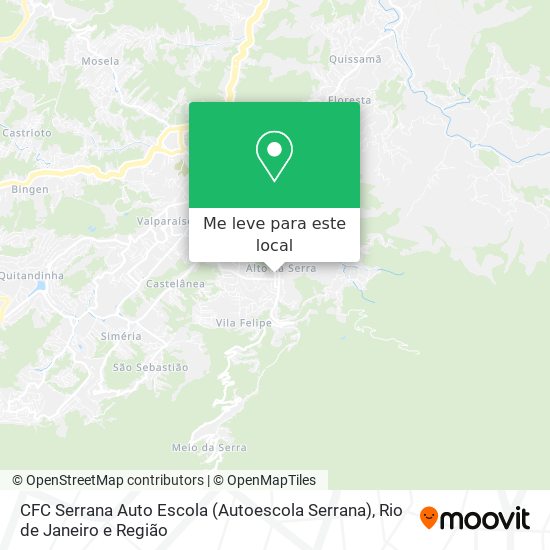 CFC Serrana Auto Escola (Autoescola Serrana) mapa