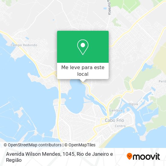 Avenida Wilson Mendes, 1045 mapa