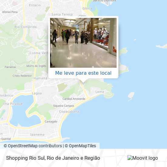 Shopping Rio Sul mapa