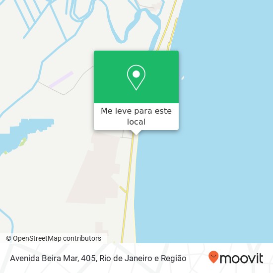 Avenida Beira Mar, 405 mapa