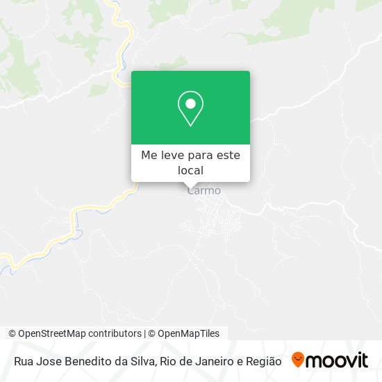 Rua Jose Benedito da Silva mapa