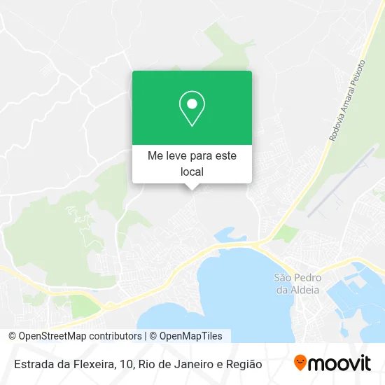 Estrada da Flexeira, 10 mapa