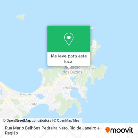 Rua Mario Bulhões Pedreira Neto mapa