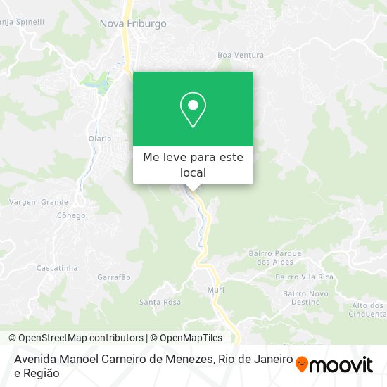 Avenida Manoel Carneiro de Menezes mapa