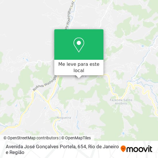 Avenida José Gonçalves Portela, 654 mapa