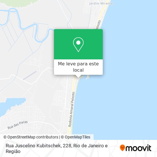 Rua Juscelino Kubitschek, 228 mapa