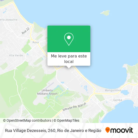 Rua Village Dezesseis, 260 mapa