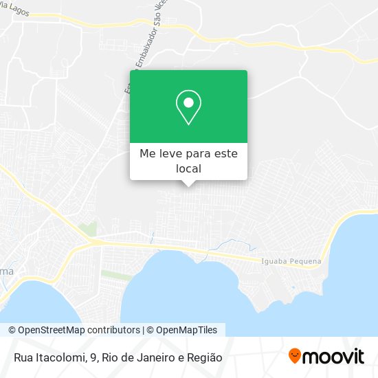 Rua Itacolomi, 9 mapa