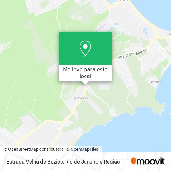 Estrada Velha de Búzios mapa