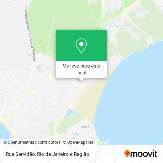 Rua Servidão mapa