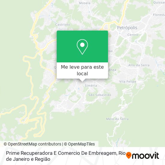 Prime Recuperadora E Comercio De Embreagem mapa