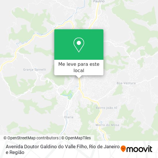 Avenida Doutor Galdino do Valle Filho mapa