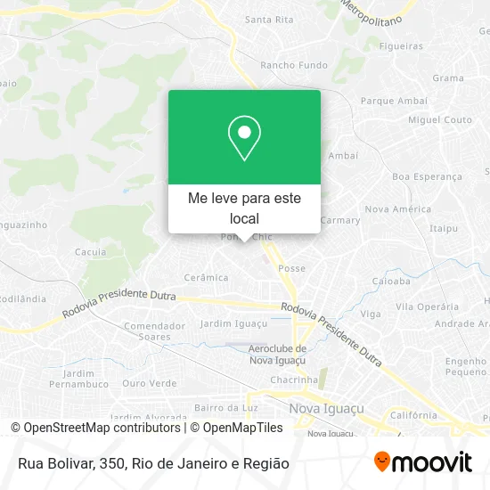 Rua Bolivar, 350 mapa