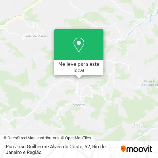 Rua José Guilherme Alves da Costa, 52 mapa