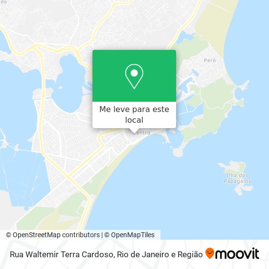Rua Waltemir Terra Cardoso mapa