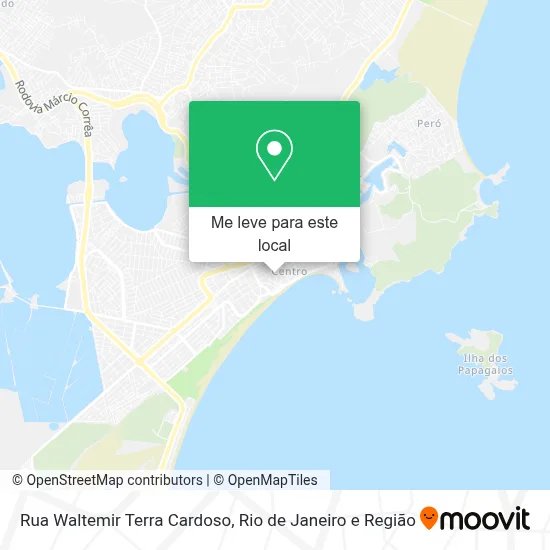 Rua Waltemir Terra Cardoso mapa