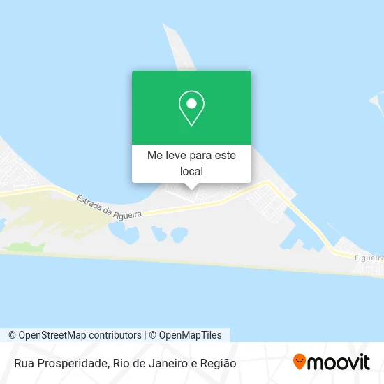 Rua Prosperidade mapa