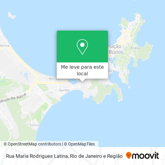 Rua Maria Rodrigues Latina mapa