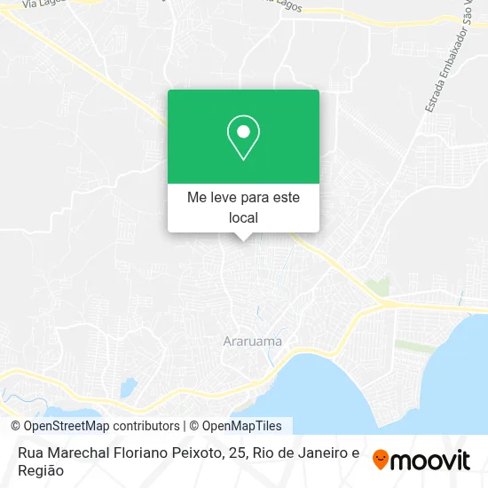 Rua Marechal Floriano Peixoto, 25 mapa